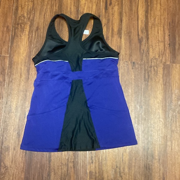 Athleta purple and black racer back tank size medium - Picture 4 of 6